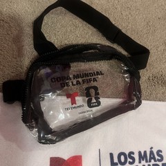 FIFA World Cup 2026 clear fannypak and rally towel Copa Mundial Telemundo