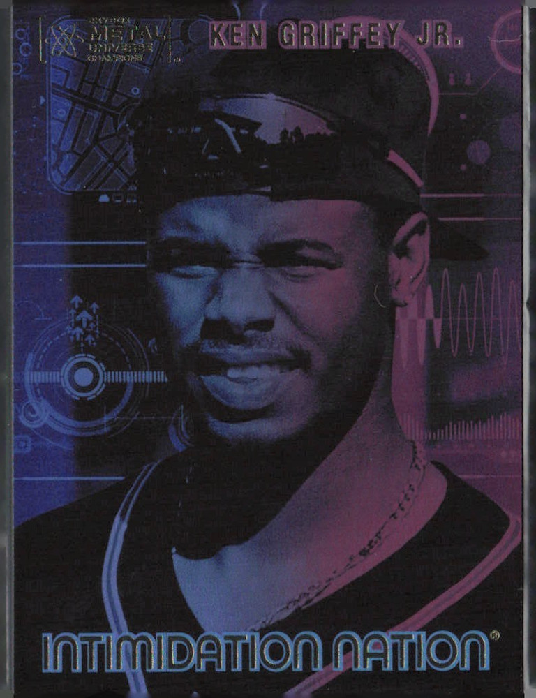 2022 Ken Griffey Jr Metal Universe Card intimidation Nation Card IN-15
