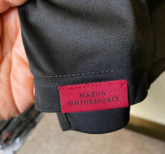 NWT-Official Mazda Motorsports Team-Issued Idemitsu logo Black Polo shirt
