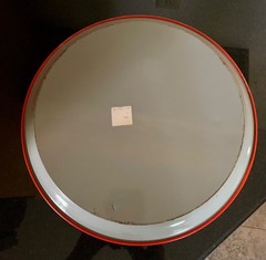 VINTAGE ORIGINA 1970’S NFL BRONCO METAL BEER SERVING TRAY, 14 INCHES Immaculate!