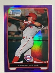 2012 Bowman Chrome Prospects Retail Purple Refractor /199 Carlos Alonso #BCP210