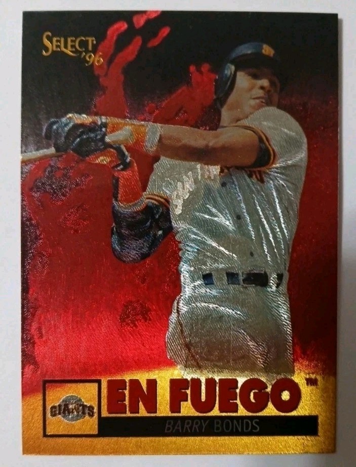 1996 Select En Fuego BARRY BONDS 6 Of 25 RARE INSERT Dufex
