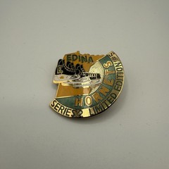 Vtg 80s Edina Hornets Hockey Limited Edition #5 S2 Pin Minnesota HS Minors RARE