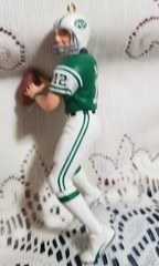 Lot Of 3 Sport Ornaments, Magic Johnson, Hank Aaron & Joe Namath