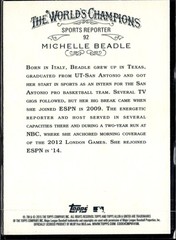 2015 Topps Allen & Ginter #92 Michelle Beadle