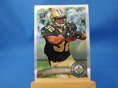 Mark Ingram Topps Chrome 2011 RC Rookie Refractor #50