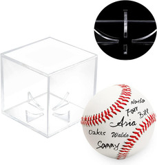 12Pack Baseball Display Case Acrylic Cube – UV Protected Acrylic Baseball Holder