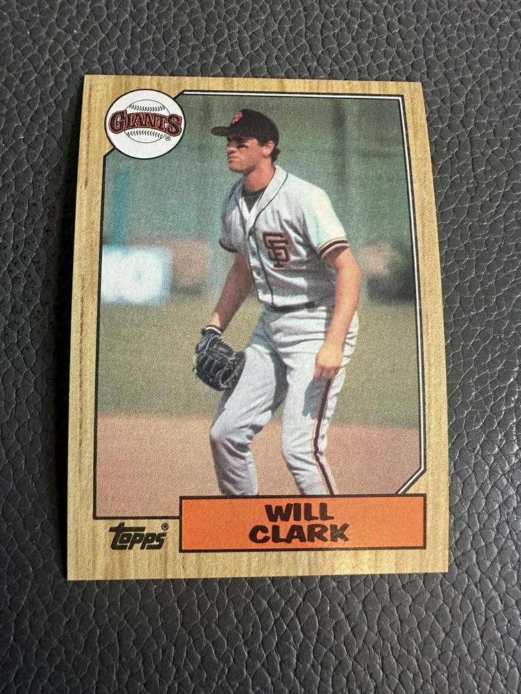 1987 Topps #420 Will Clark RC Rookie – San Francisco Giants – QTY