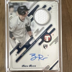 Topps 2025 Pristine Ben Rice RC Pristine Pieces Auto Relic #PPAR-BR Yankees