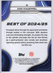 2024-25 Bowman U Best KON KNUEPPEL Rookie Duke Hornets #48 Rookie!