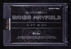 BAKER MAYFIELD 2024 Wild Card QB1 On the Clock “Purple” (BUCS) #1 of 10! 🔥🔥
