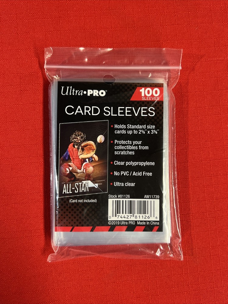 100 Ultra PRO 2.5×3.5 inch Sports Card Penny Sleeves Soft, 1 Pack, FREE SHIPPING