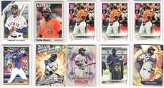 Yordan Alvarez Lot of 100 MLB Baseball Cards Collection – Exact Cards Shown