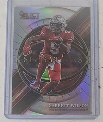 2022 Panini Select Draft Picks – Sensations Garrett Wilson #SEGW Silver Prizm…