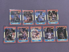 Lot Of 9 1986 Fleer Basketball Cards Semi Stars Included NBA