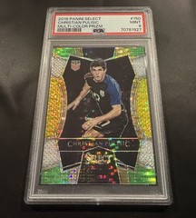 2016 Panini Select Christian Pulisic #150 Multi-Color Prizm RC PSA 9 MINT