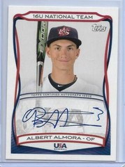 2010 TOPPS USA RC ALBERT ALMORA AUTO SIGNED AUTOGRAPH #A-TBD CHICAGO CUBS
