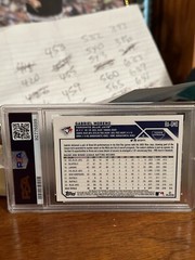 2023 Topps Chrome Gabriel Moreno Rookie Auto #RA-GMO PSA 9