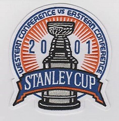 NHL 2001 Stanley Cup Championship Patch Colorado Avalanche