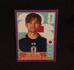 2026 Panini World Cup TAKEFUSA KUBO Purple Border Parallel Sticker JPN12