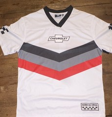 White Chevrolet Jersey Shirt w/ Logo, Number 11