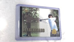 2026 Upper Deck Golf Tiger Woods Buyback 2001 Leaderboard 14/25 Rare
