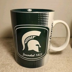 Michigan State Spartans XL Mugs Lot Of 2 Officially Licensed Collegiate Products