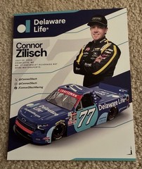 Nascar Truck Driver #77 Connor Zilisch Delaware Life 2026 Postcard
