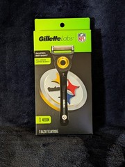 Gillette Labs Razor NFL Pittsburgh Steelers 1 Razor 1 Cartridge New Razor