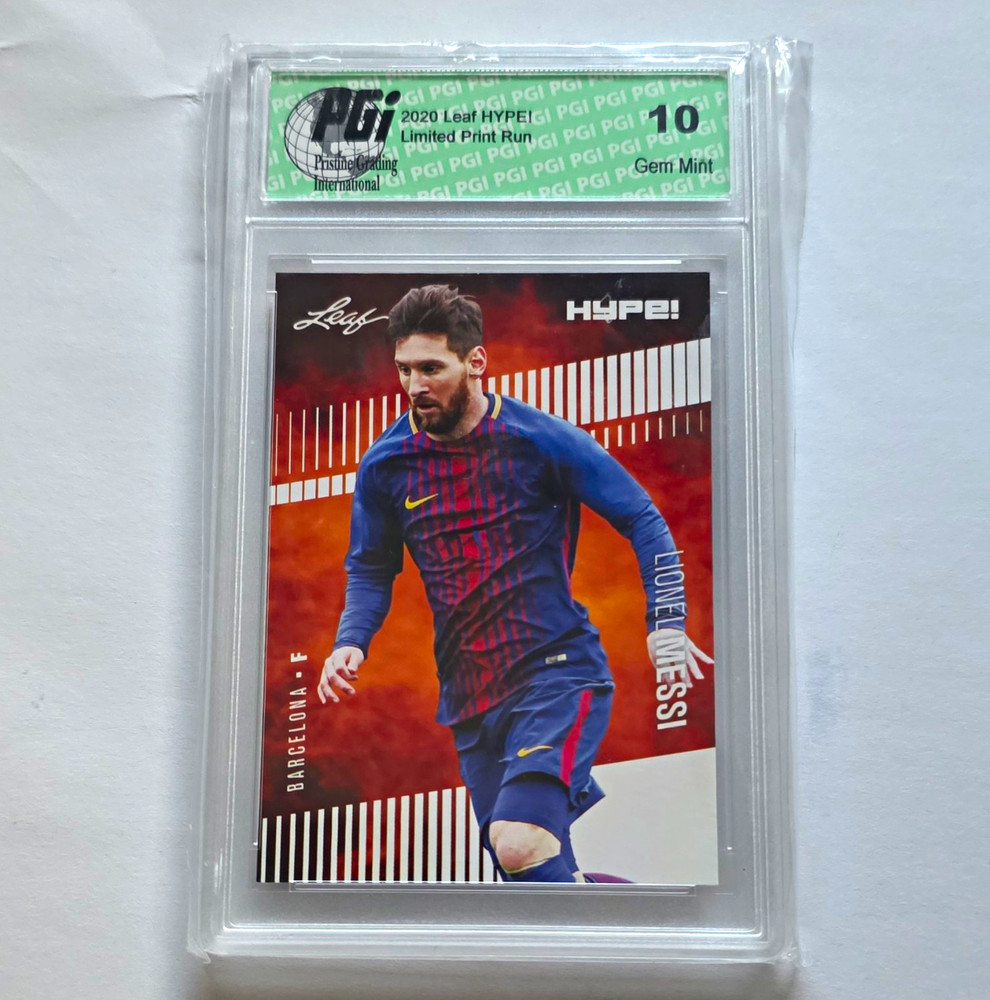 Leaf 2020 HYPE! Lionel Messi #46 FC Barcelona PGI 10 Limited Print Run