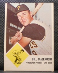 1963 Fleer Set-Break # 59 Bill Mazeroski NM But Terrible Cut