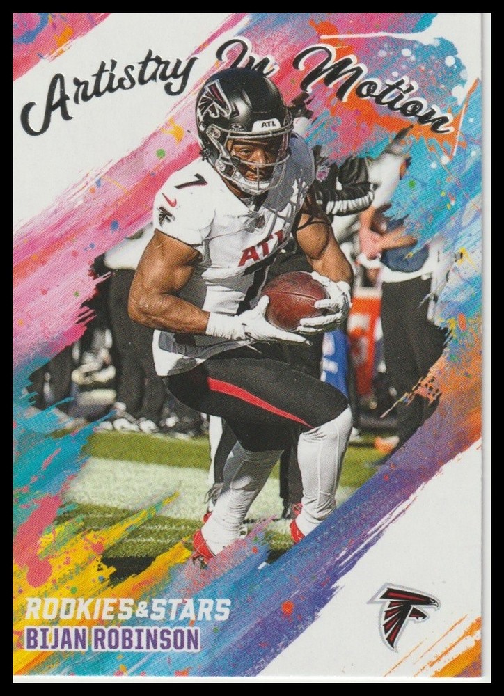 2023 Panini Rookies & Stars #SR-1 Bijan Robinson Stellar Rookies Black #/1
