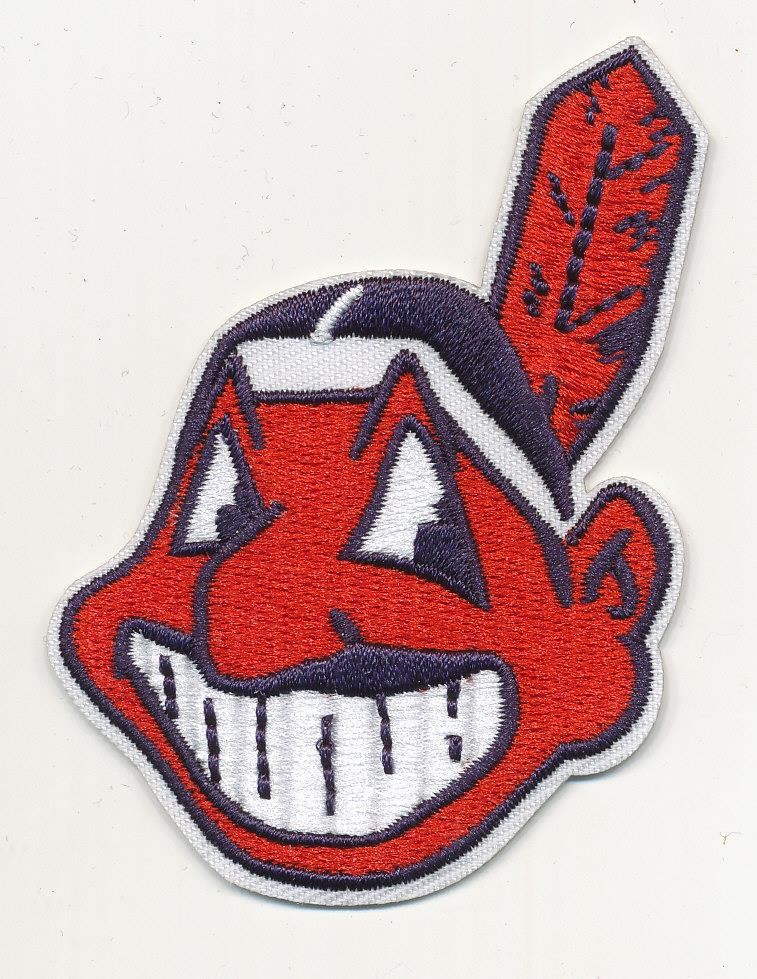 3″ x 2″ Embroidered Retro Patch – Cleveland Indians Chief Wahoo (1986-2013)