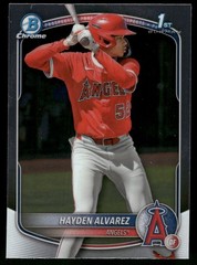 2025 Bowman #BCP-12 Hayden Alvarez Chrome Prospects