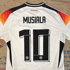 Musiala Germany Team Jersey 2024 Home Soccer Shirt Adidas Small FIFA