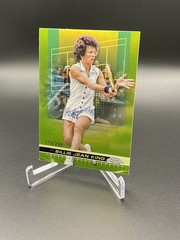 2024 Topps Chrome Tennis #184 Billie Jean King Lime Green Refractor /299 NM