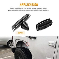 25PCS Fender Flare Moulding Clips Jeep Liberty Rocker for Chrysler 55157055