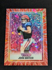 John Mateer 1/1 2025 Leaf Vivid One Of One SSP Oklahoma QB 🔥