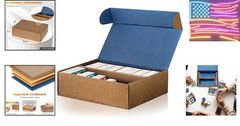 Trading Card Storage Box, 2-Pack 2400 Count Bulk Sports Card Storage Boxes, 5…