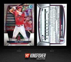 2023 Bowman Chrome Mike Trout Mojo Refractor #89 Los Angeles Angels