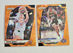 Marina Mabrey & Brittney Sykes Orange Ice Prizm – 2024 Prizm WNBA Toronto Tempo