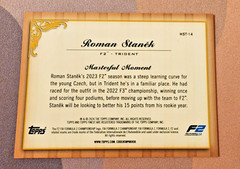 2024 Topps Finest Formula 1 Masters Gold Refractor 48/50 Roman Stanek #MST-14