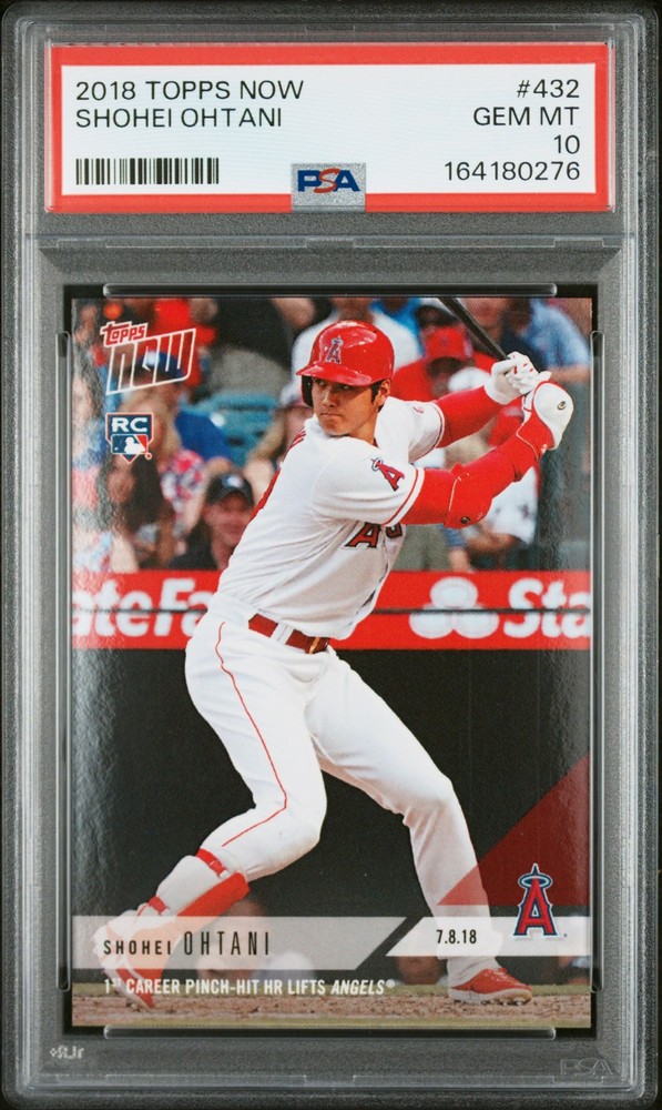 2018 Topps Now #432 Shohei Ohtani PSA 10