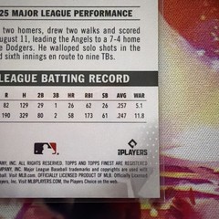 2026 Topps Finest Zach Neto Green Refractor /99 #38 RC Logo Error? 12/99 Angels