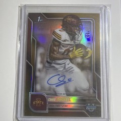 2025 Bowman University Chrome -Chase Sowell #BCA-CST Gold Refractor /50 (AU, RC)