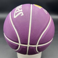 Vtg Spalding/LA LAKERS NBA Souvenir/Kid Toy Mini 7″ Basketball; Purple/Yellow