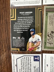 WYATT LANGFORD RC Cup OVERSIZE (5.75×8) 2025 TOPPS OTC-18 + 8 other cards 💥⚾