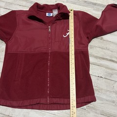 Alabama Crimson Tide Jacket Zip Up Fleece Kids Youth 10-12 Medium Pockets NCAA