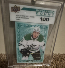 Upper Deck 2023-24 Series 1 Population Count Jason Robertson #PC-27 /100 Stars