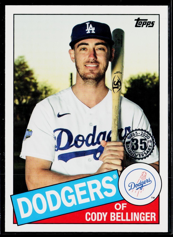 Cody Bellinger 2020 Topps Update #85TB-20 1985 35th Anniversary Dodgers